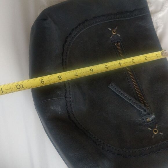 The Sak Indio SmokyBlack Leather Hobo Shoulder Bag - Picture 14 of 16